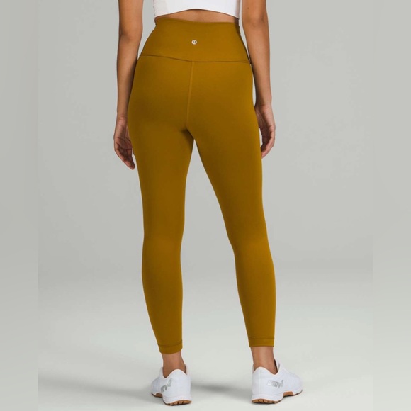 Lululemon Wunder Train High-Rise Tight 25” Leggings Womens 10 Gold Spice W5CQDS - Picture 1 of 12